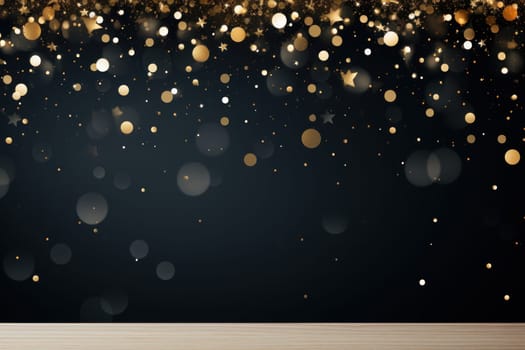 Happy new year frame banner. Generative AI.