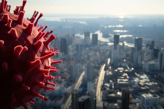 Outbreak control corona virus 2024. Generative AI.