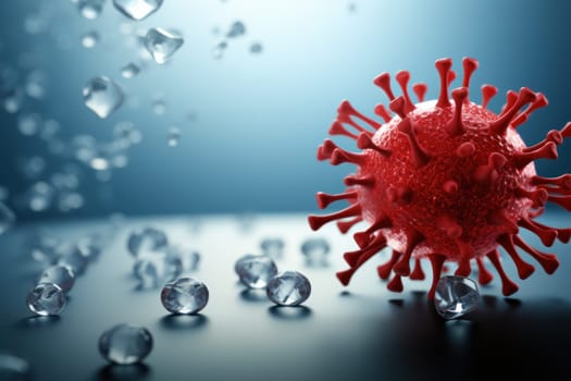 Outbreak control corona virus 2024. Generative AI.