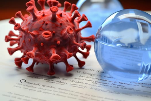 Outbreak control corona virus 2024. Generative AI.