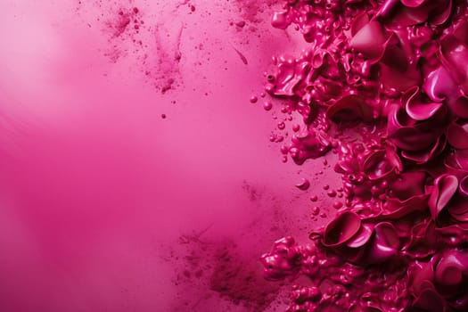 Abstract background in viva magenta color. Space for text. Fashionable tone.