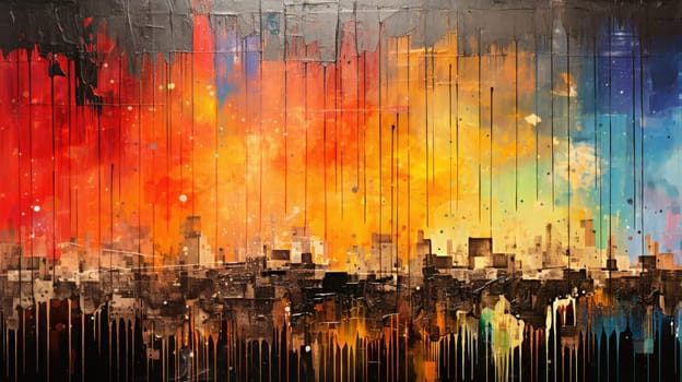abstract color rainbow background LGBTQIA, ai