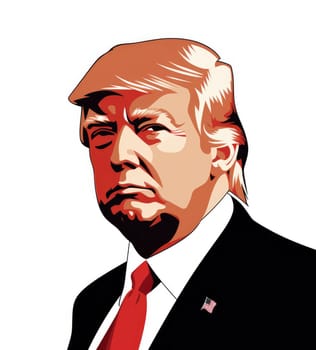 Donald Trump portrait