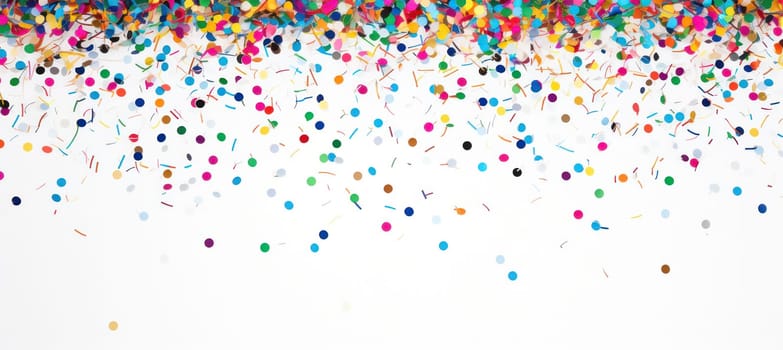 Colorful Celebrations: A Festive Confetti Extravaganza on a Bright Abstract Party Background