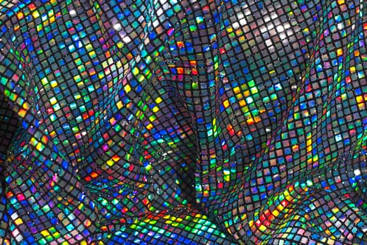 Large size colored sequin fabric, clothing items