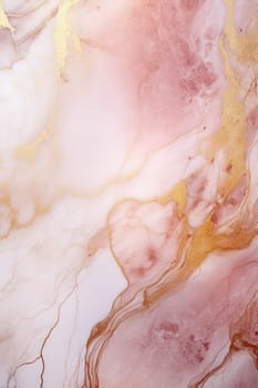 Soft pink marble with delicate gold veins, perfect for wedding stationery, feminine branding materials, and gentle background designs. Pastel colors. Vertical format. Generative AI