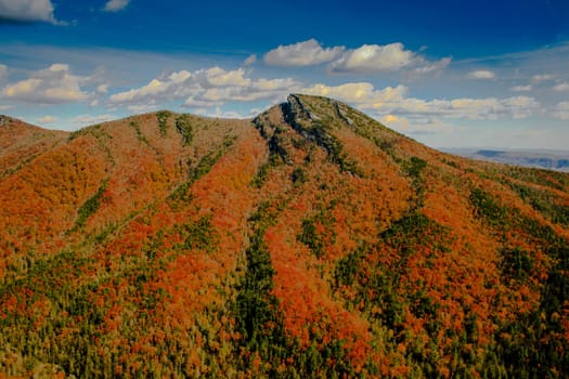 View of Linville Gorge in Autumn, North Carolina
