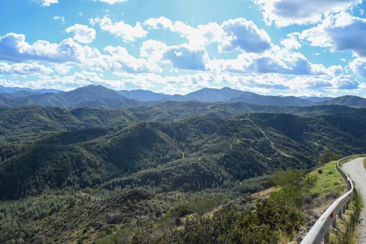 beautiful mountains in cyprus in winter 3