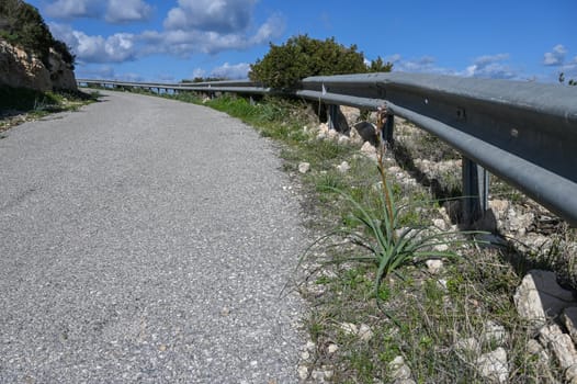 road in the mountains of Northern Cyprus in winter 10