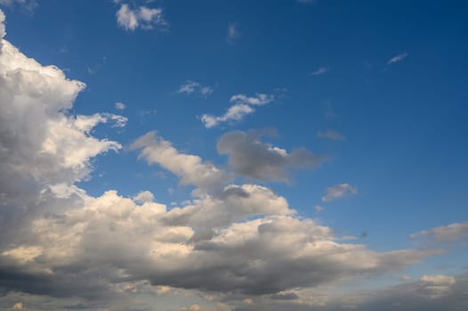 dramatic clouds in cyprus in winter 2