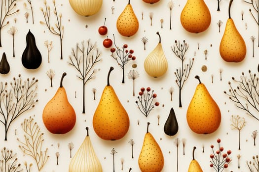 Nature's Delight: Whimsical Summer Garden â€“ a Seamless Wallpaper Pattern for Modern Textile Design