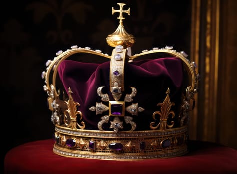 Golden Crown of Majesty: A Symbol of Religious and Royal Authority