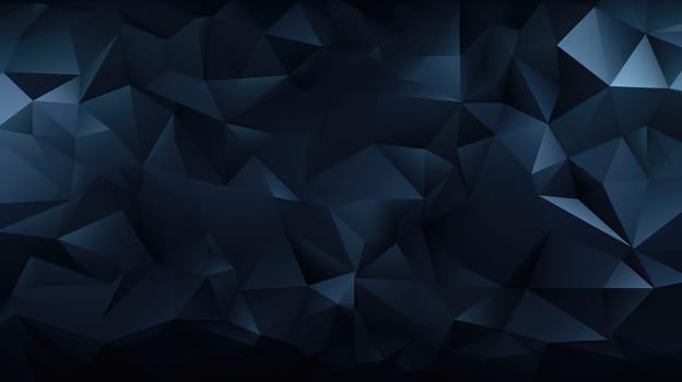 Low poly triangle pattern background, Web profile banner backgrounds, AI Generative.