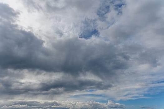 sky over the Mediterranean sea on a winter day in Cyprus 2