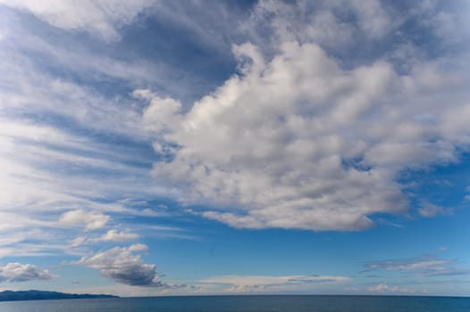 sky over the Mediterranean sea on a winter day in Cyprus 8