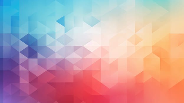 Low poly triangle pattern background, Web profile banner backgrounds, AI Generative.