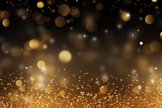 Christmas banner glowing glitter shiny background.