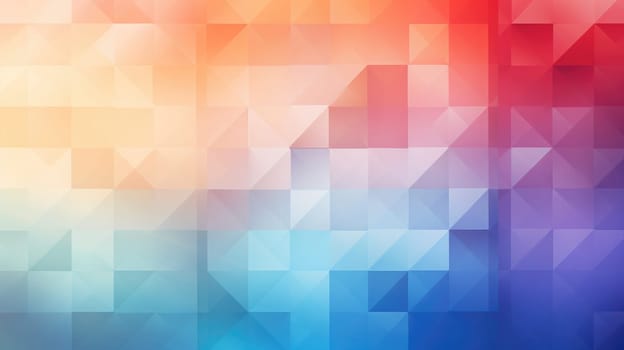 Low poly triangle pattern background, Web profile banner backgrounds, AI Generative.