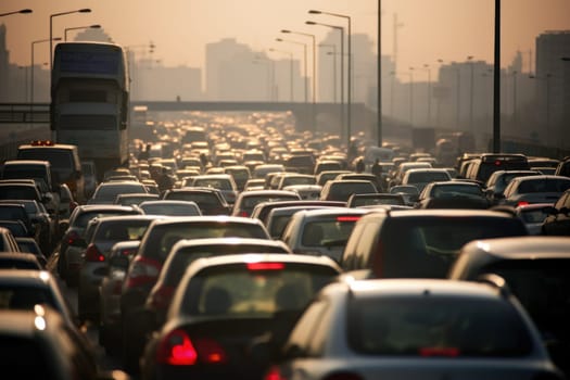 Photo of Stressful moment during a traffic jam.