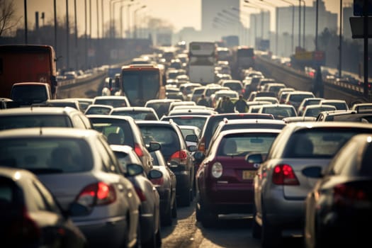 Photo of Stressful moment during a traffic jam.