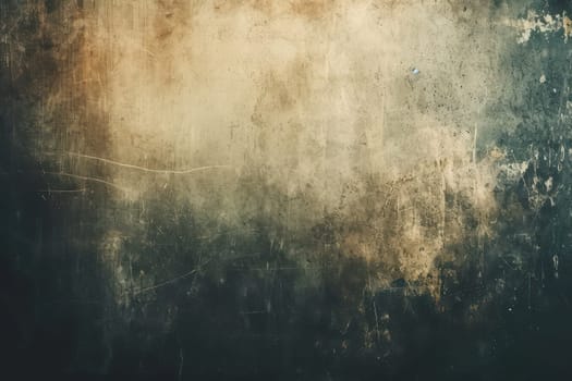 Vintage distressed old photo light leaks background with copy space. Generative AI.
