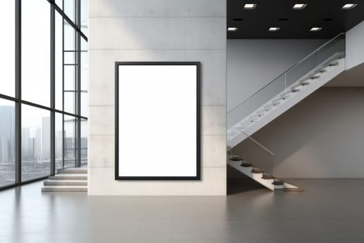 Photo of stair mockup concept.