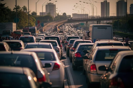 Photo of Stressful moment during a traffic jam.