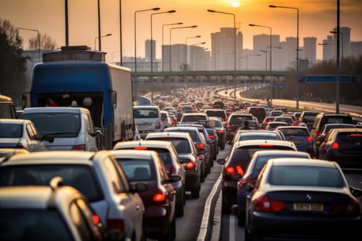 Photo of Stressful moment during a traffic jam.