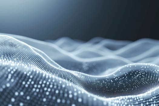 Abstract background of mountain wireframe landscape. Futuristic background.