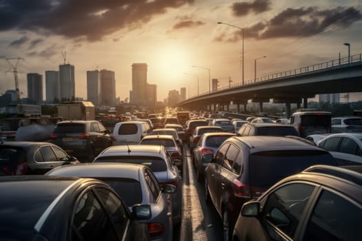 Photo of Stressful moment during a traffic jam.