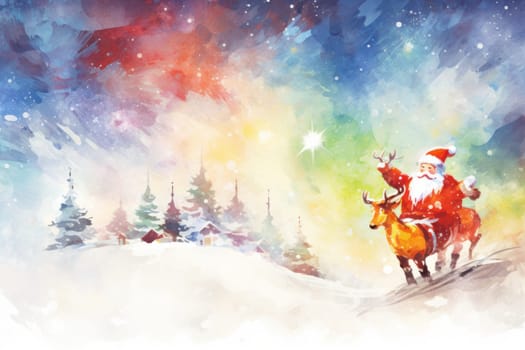Merry Christmas artistic templates greeting card.