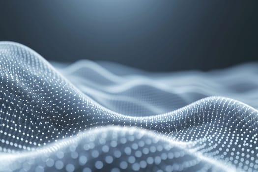 Abstract background of mountain wireframe landscape. Futuristic background.