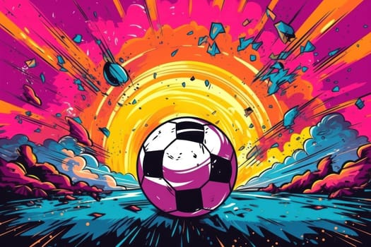 soccer stadium football doodle art illustration background.