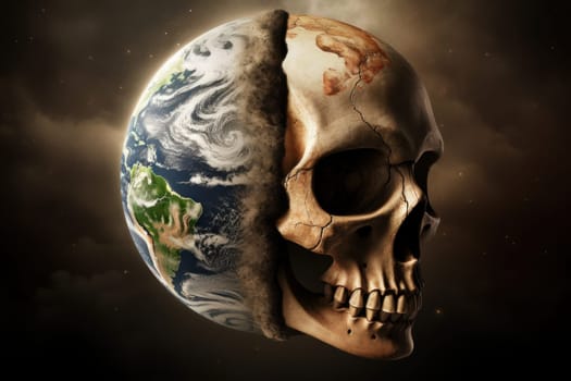 Concept Global warming around the world.