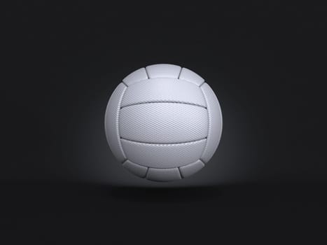Sport background Volleyball ball 3D rendering illustration isolated on black background