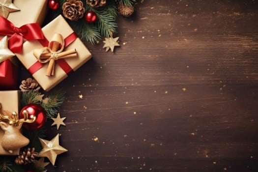 Christmas day background with Copy space.