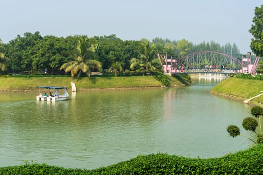01.01.2024 - Lalpur, Bangladesh: Green Valley Park in Lalpur. Amusement park