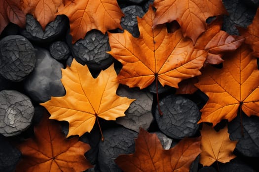 autumn leaves background, background image of fallen autumn leaves.
