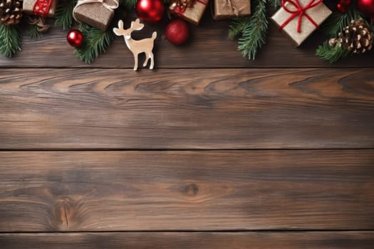 Christmas day background with Copy space.