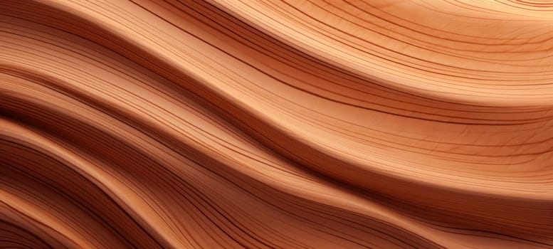 Beautiful wavy lines and textures of orange sandstone in Antelope Canyon.