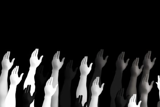 no room for racism concept abstract background wallpaper.