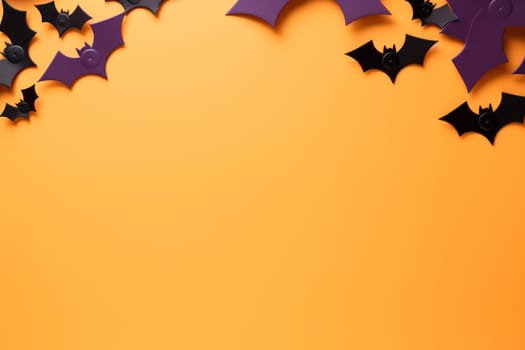 Halloween Day on the abstract background.