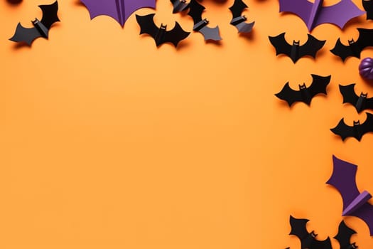 Halloween Day on the abstract background.