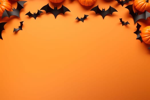 Halloween Day on the abstract background.