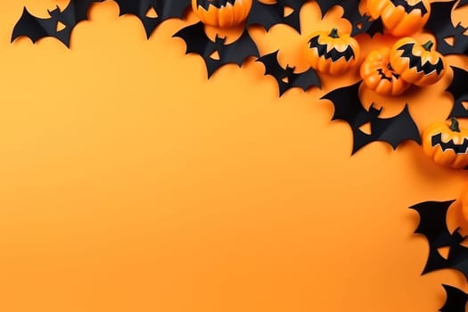 Halloween Day on the abstract background.