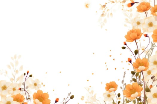 flower flora blossom background, Generative AI.