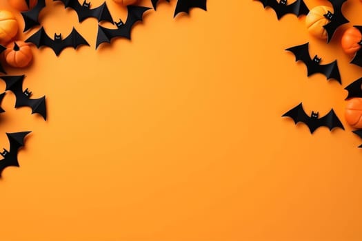 Halloween Day on the abstract background.