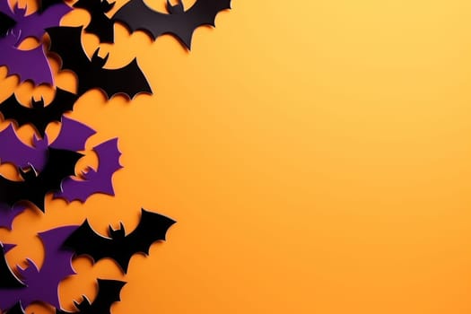 Halloween Day on the abstract background.