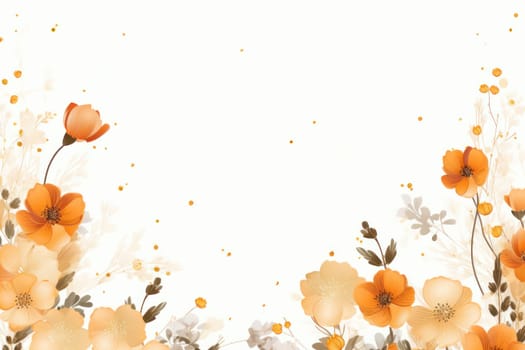 flower flora blossom background, Generative AI.