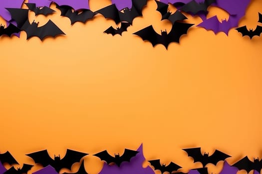 Halloween Day on the abstract background.